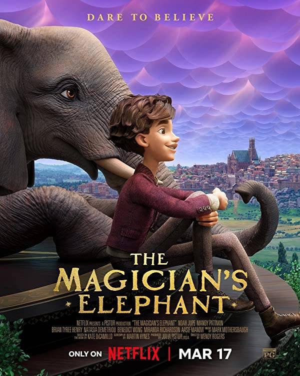 دانلود انیمیشن فیل جادوگر دوبله فارسی The Magician’s Elephant 2023