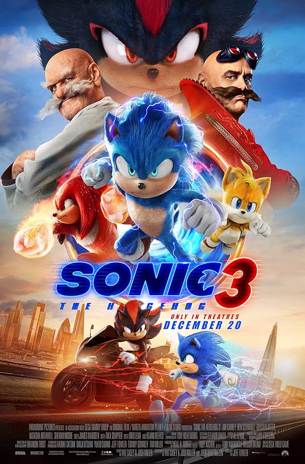 دانلود فیلم سونیک خارپشت 3 دوبله فارسی Sonic the Hedgehog 3 2024